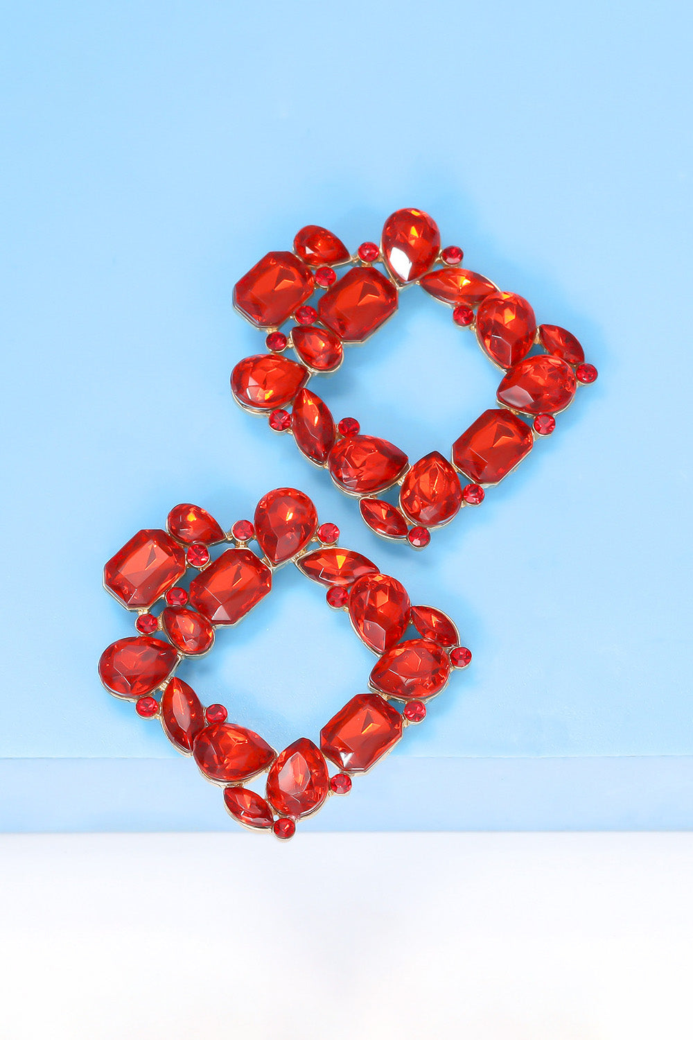 Geometrical Shape Zinc Alloy Dangle Earrings 