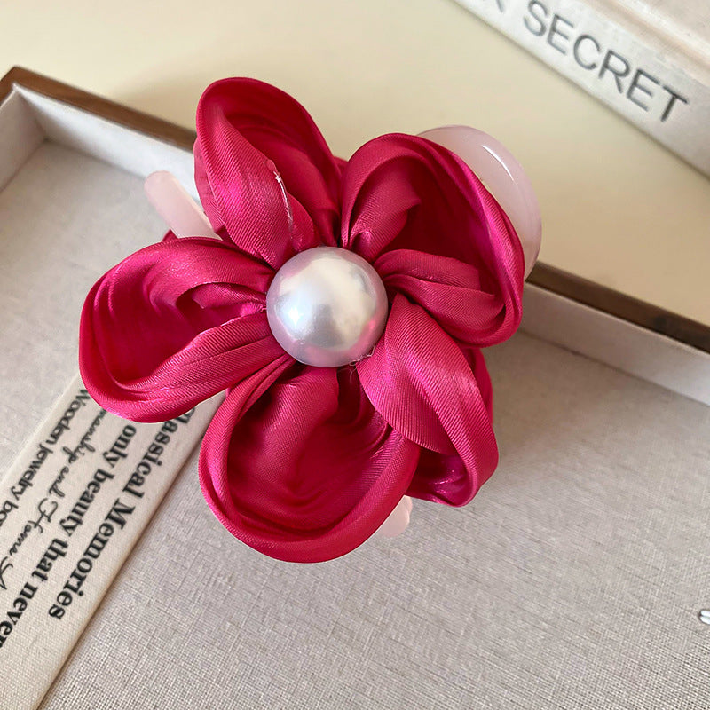 Flower Acrylic Hair Claw Clip 