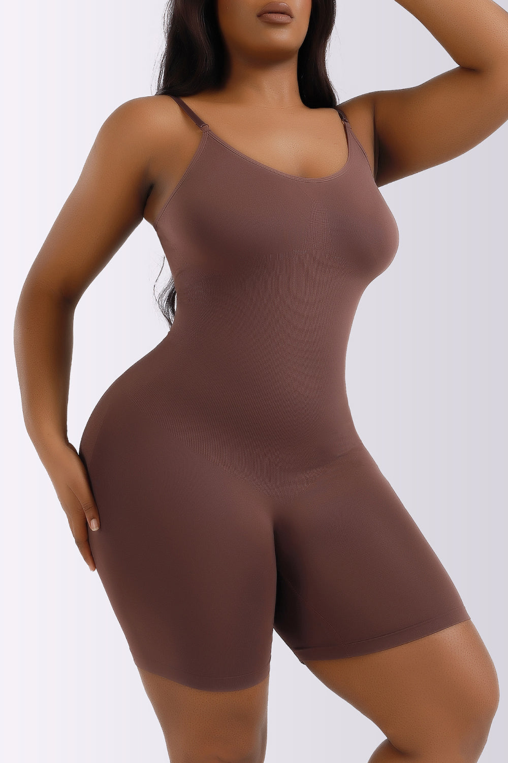 Full Size Spaghetti Strap Shaping Romper Lingerie & Nightwear