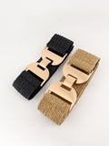 Alloy Buckle Elastic Belt 