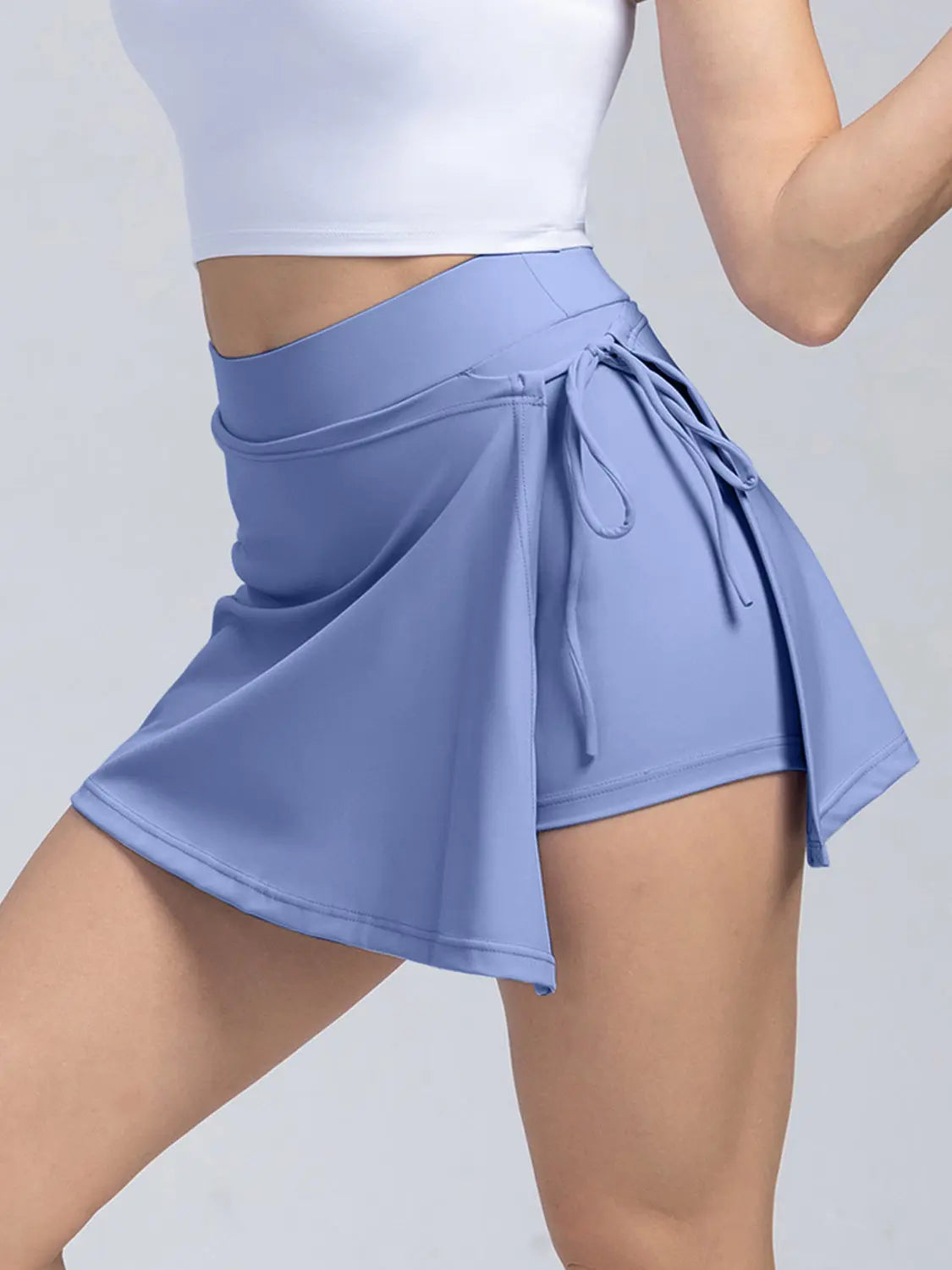 High Waist Active Skort with Pockets 
