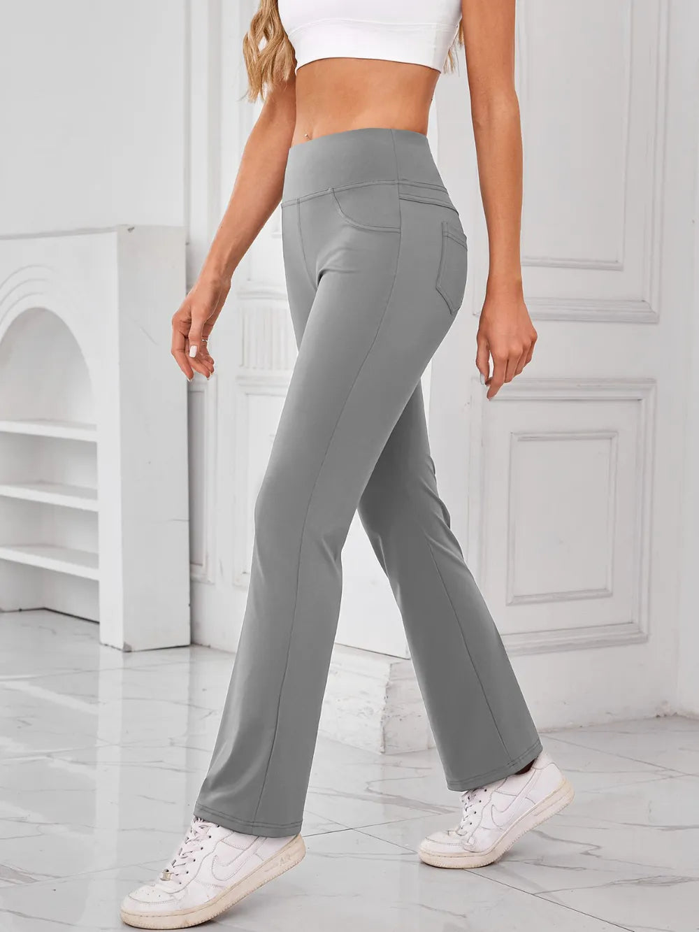Lovelet High Waist Active Pants with Pockets 