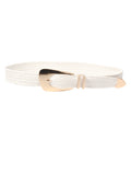 Irregular Buckle Braid Belt 