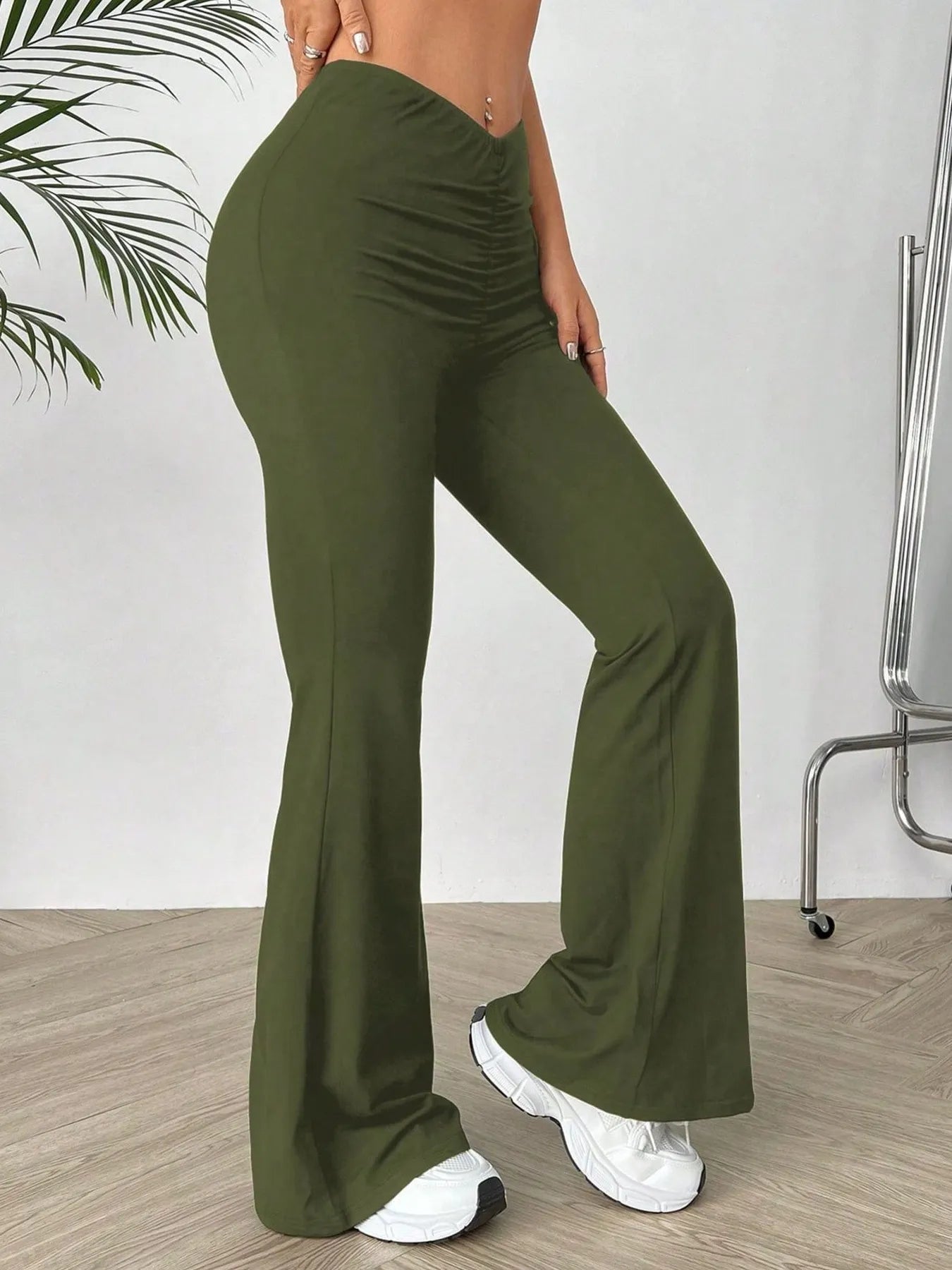 High Waisted Flare Pants 