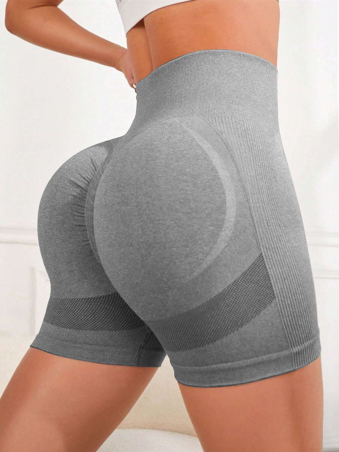High Waist Active Shorts 