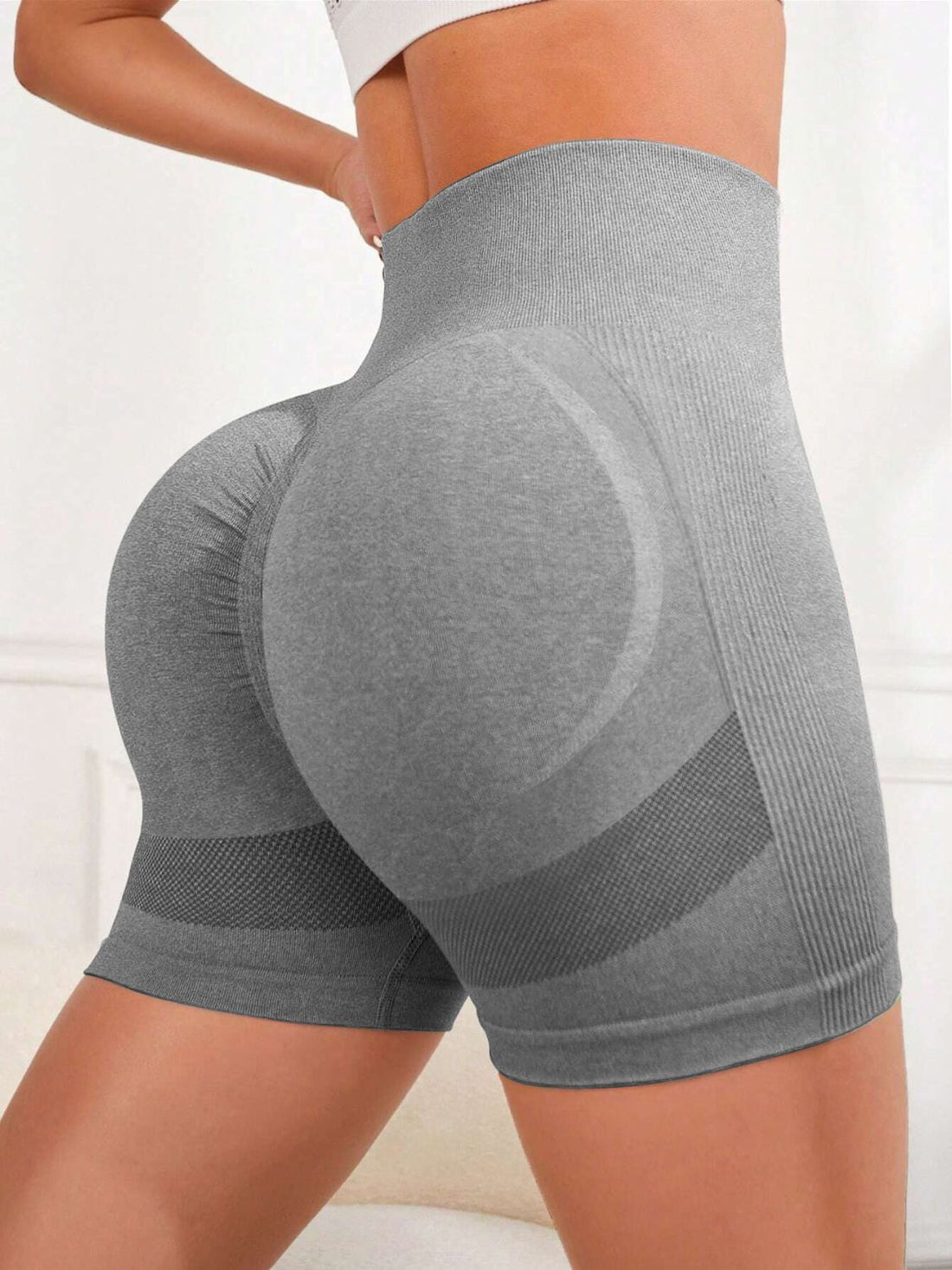 High Waist Active Shorts 