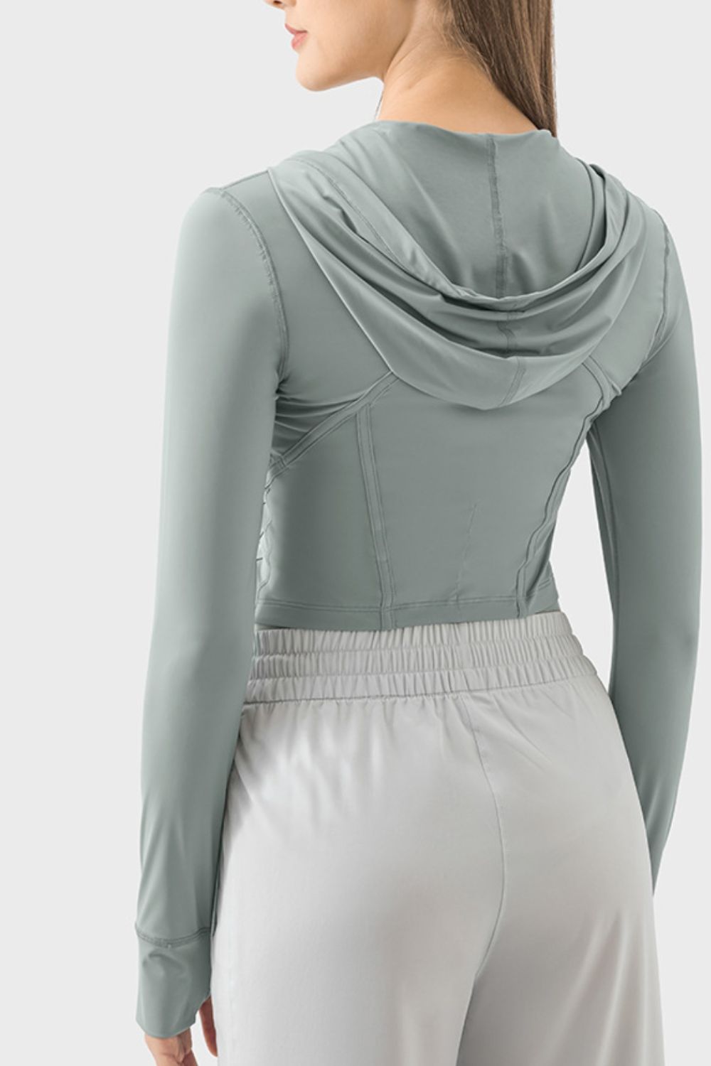 Millennia Zip Up Hooded Long Sleeve Active Outerwear 