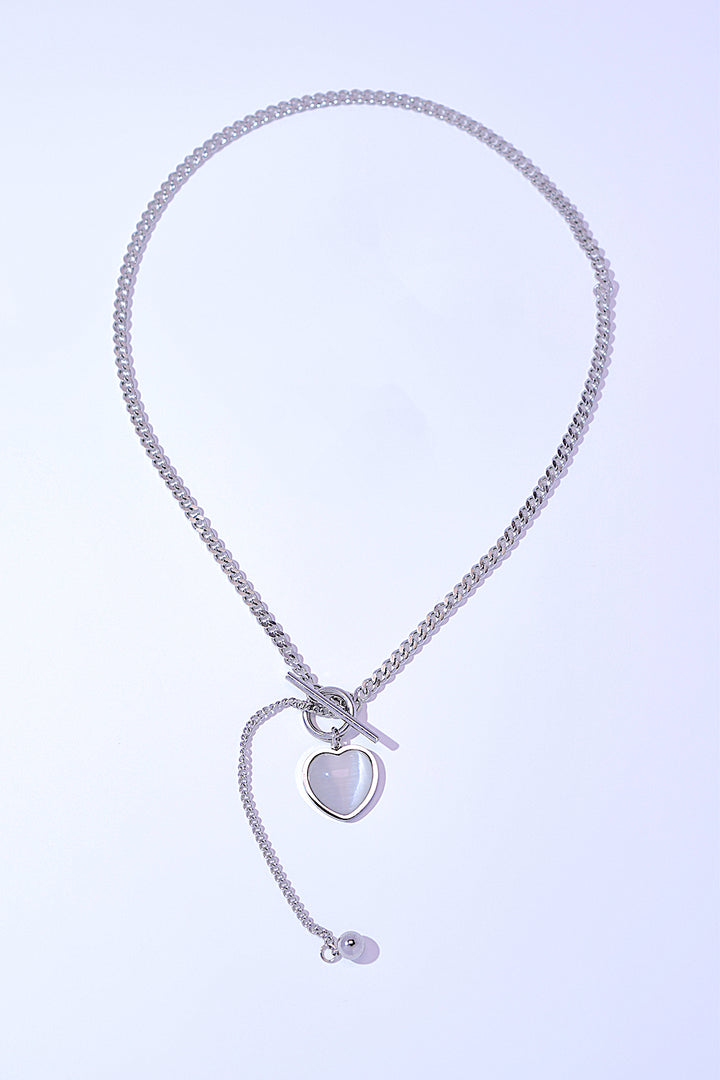 Titanium Steel Heart Necklace 