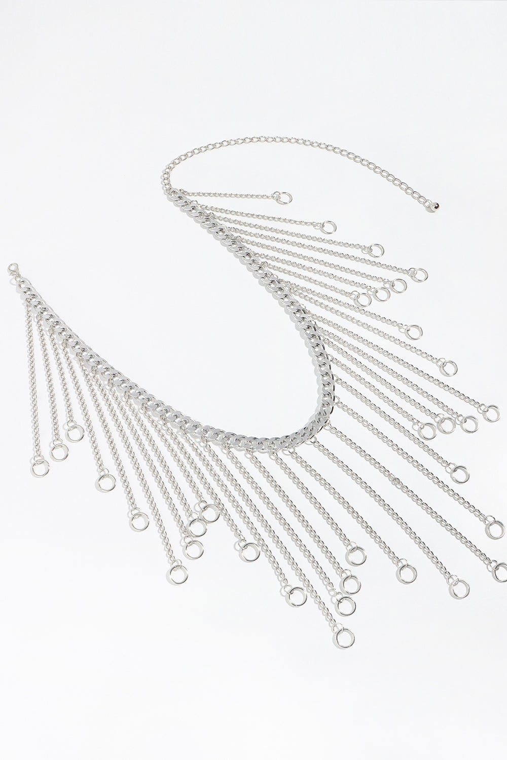 Fringe Chain Alloy Belt 