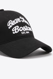 Embroidered Graphic Adjustable Baseball Cap 