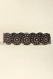Vintage PU Leather Wide Belt 