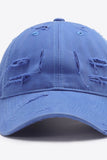 Distressed Adjustable Baseball Cap 
