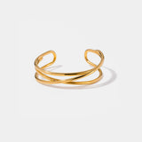 Minimalist Stainless Steel Cuff Bracelet 