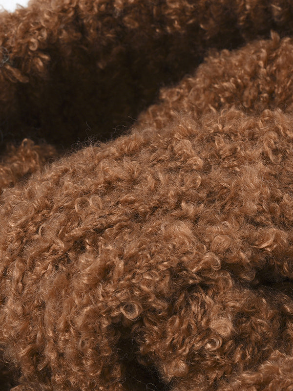 Thermal Teddy Knit Hat 