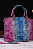 Gradient PU Leather Handbag 