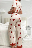 Pocketed Round Neck Top and Drawstring Pants Lounge Set Lingerie & Nightwear