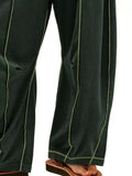 Drawstring Wide Leg Pants 