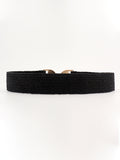 Alloy Buckle Elastic Belt 