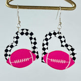 Geometric Shape Acrylic Dangle Earrings 