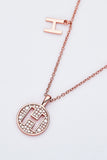 Moissanite A to J Pendant Necklace 