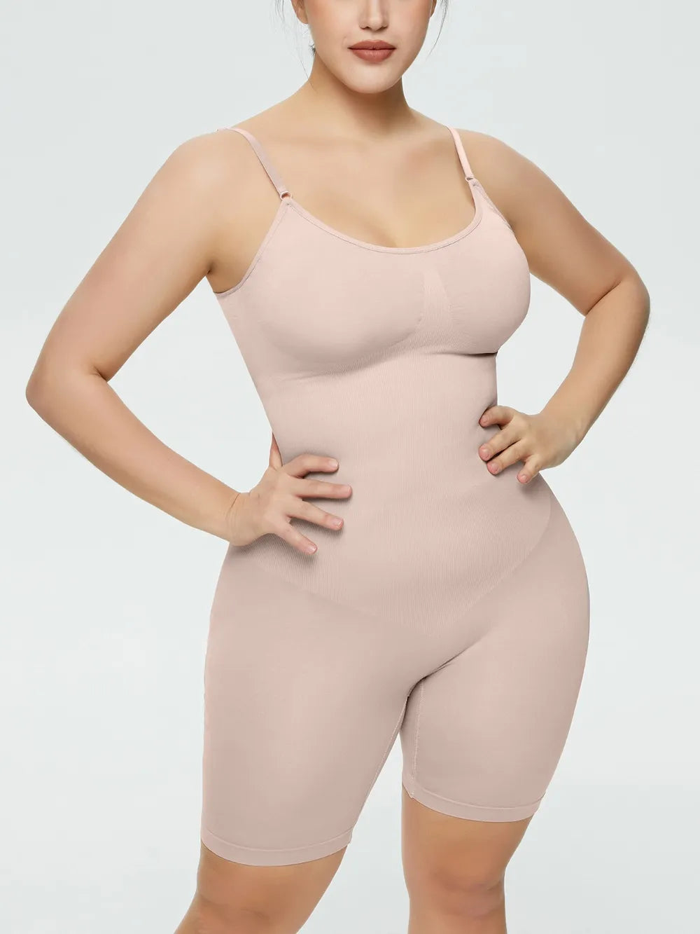 Full Size Spaghetti Strap Shaping Romper Lingerie & Nightwear