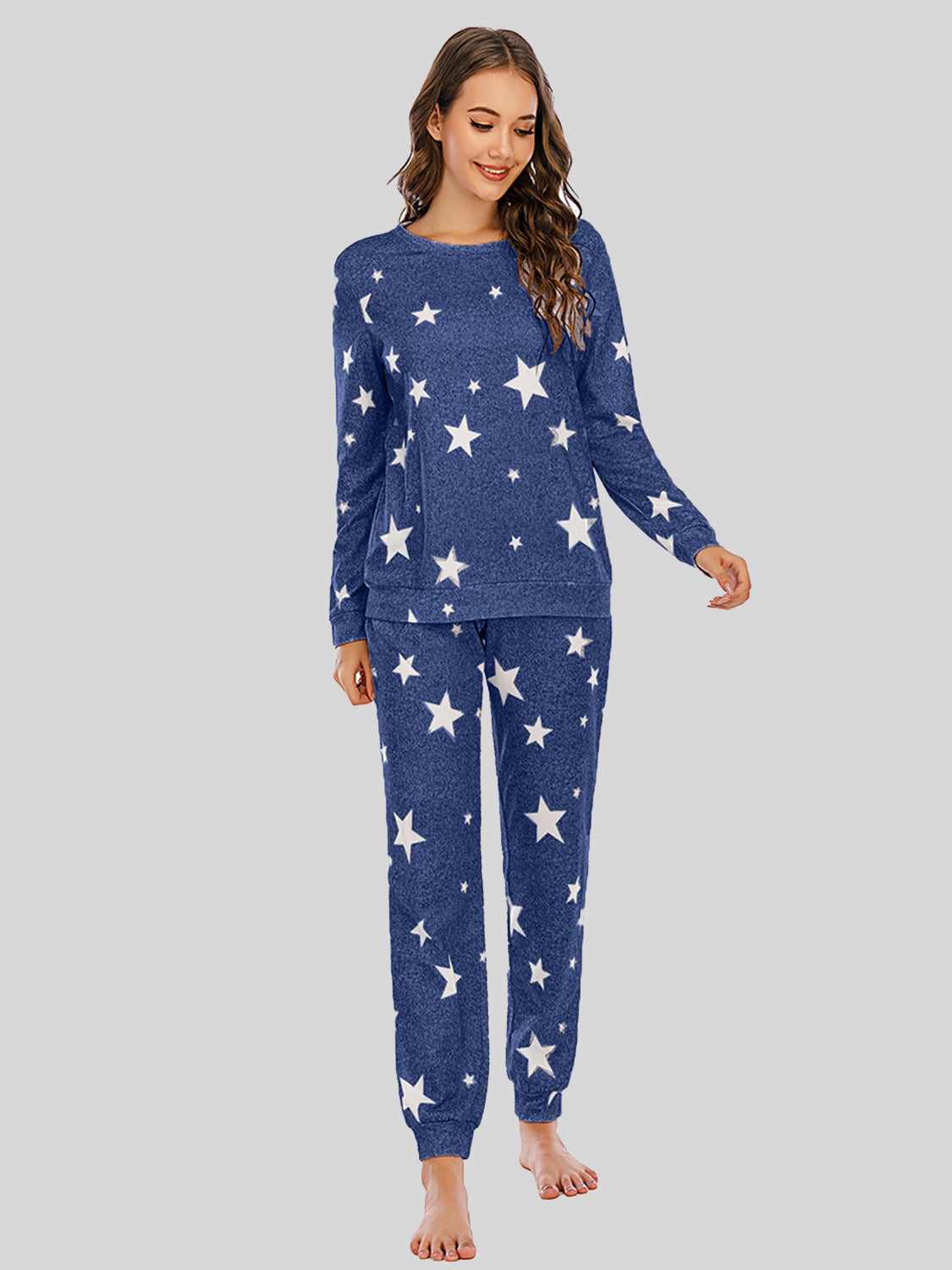 Star Top and Pants Lounge Set Lingerie & Nightwear