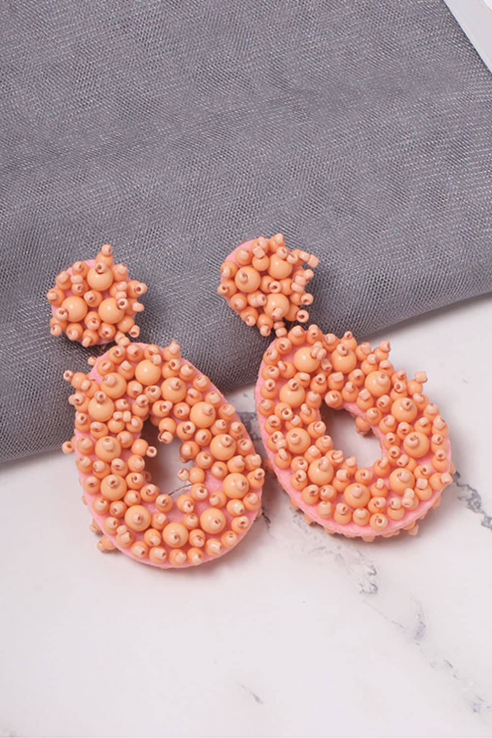 Beaded Dangle Earrings 
