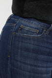 Kancan Full Size Mid Rise Slim Flare Jeans 