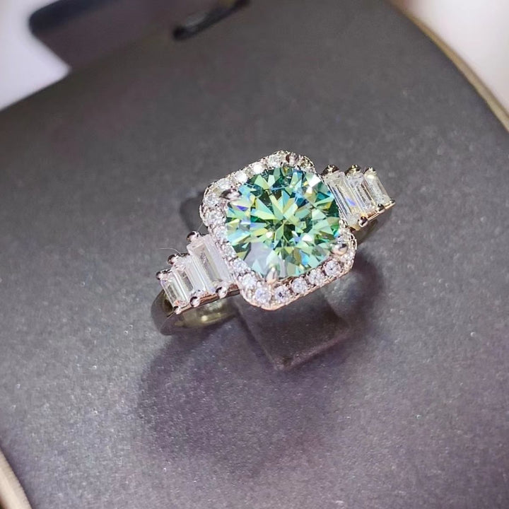 3 Carat Moissanite 925 Sterling Silver Ring 