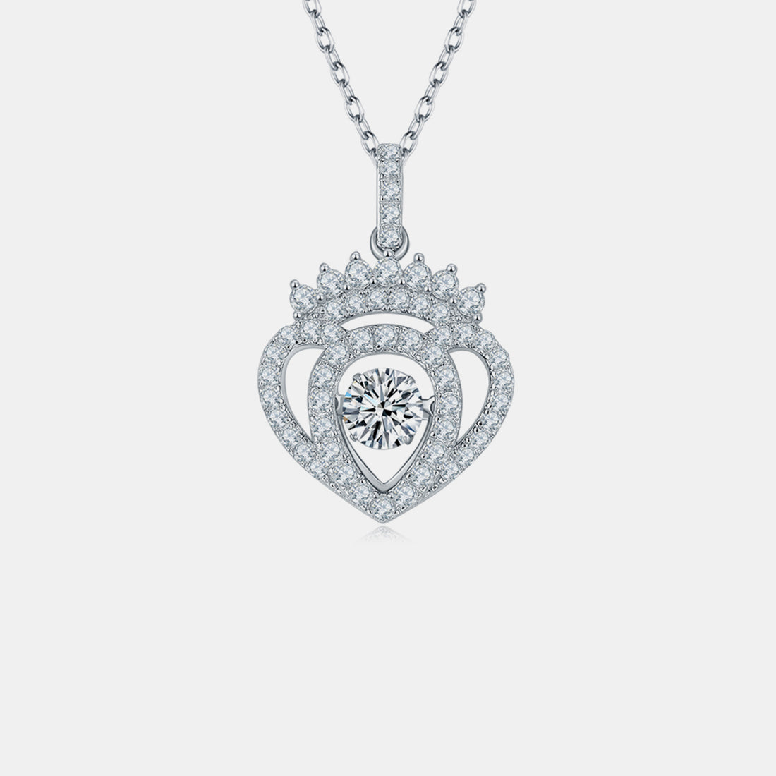 Moissanite 925 Sterling Silver Necklace 