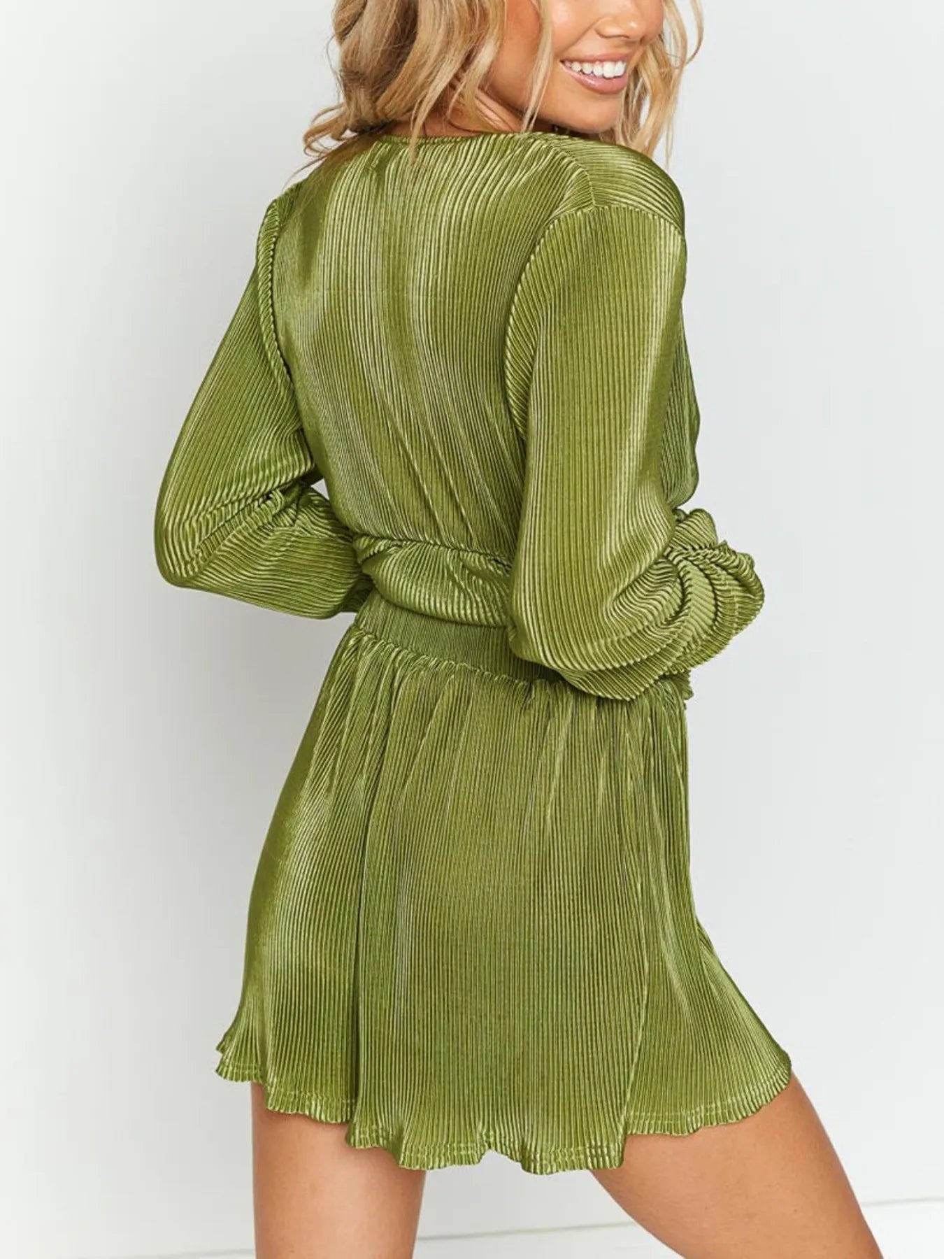 Long Sleeve Top and Shorts Set Two Piece Dresses