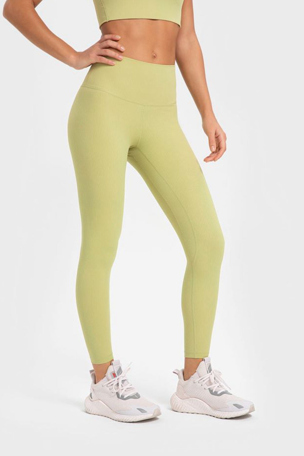 Millennia Highly Stretchy Wide Waistband Yoga Leggings 