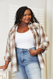 Mandy Plaid Dropped Shoulder Shirt 