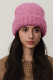 Solid Color Thermal Knit Hat 