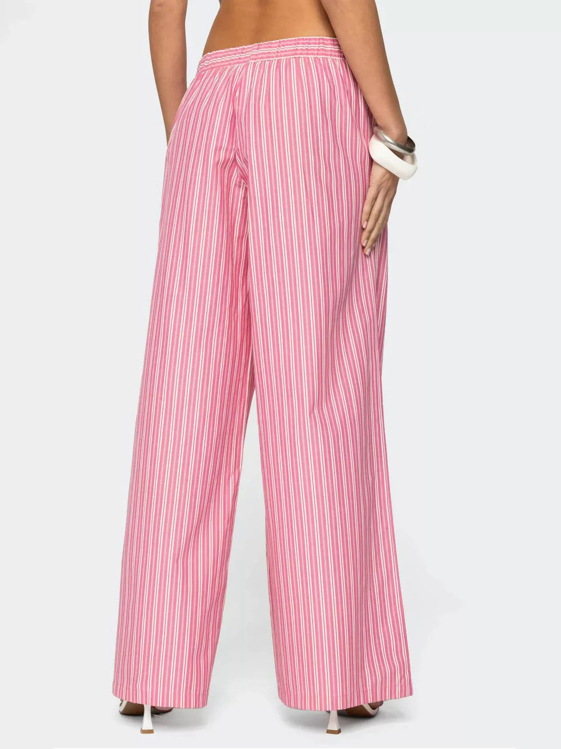 Striped Wide Leg Pants 