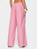 Striped Wide Leg Pants 