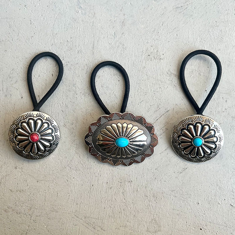 Turquoise Round Shape Hair Rope 