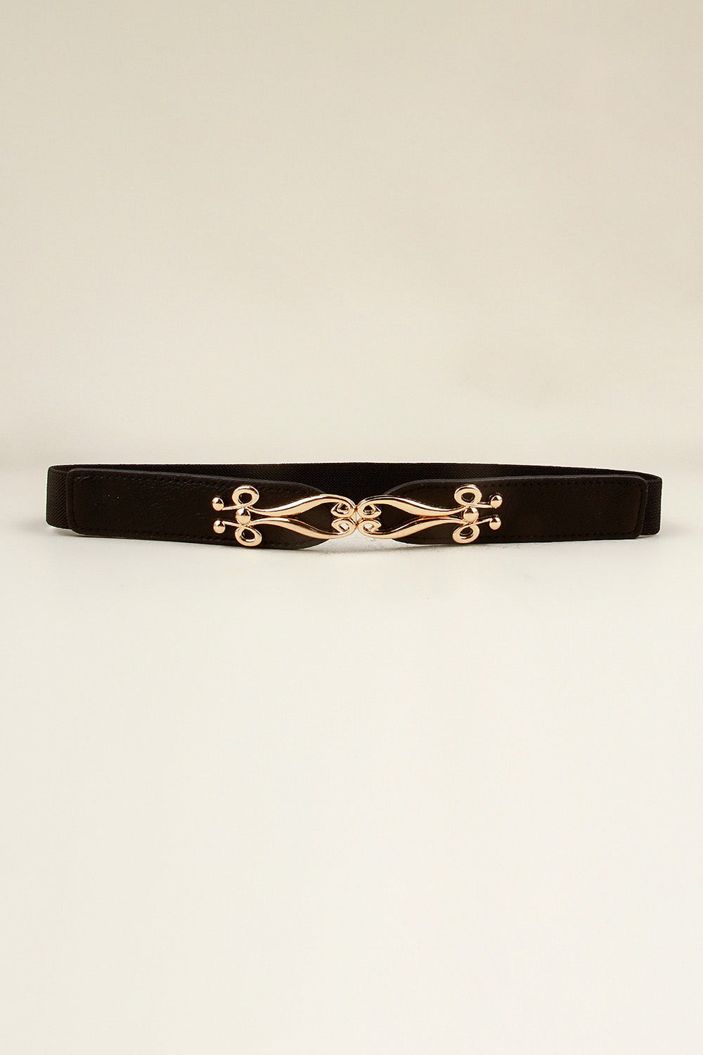 Alloy Buckle Elastic Belt 