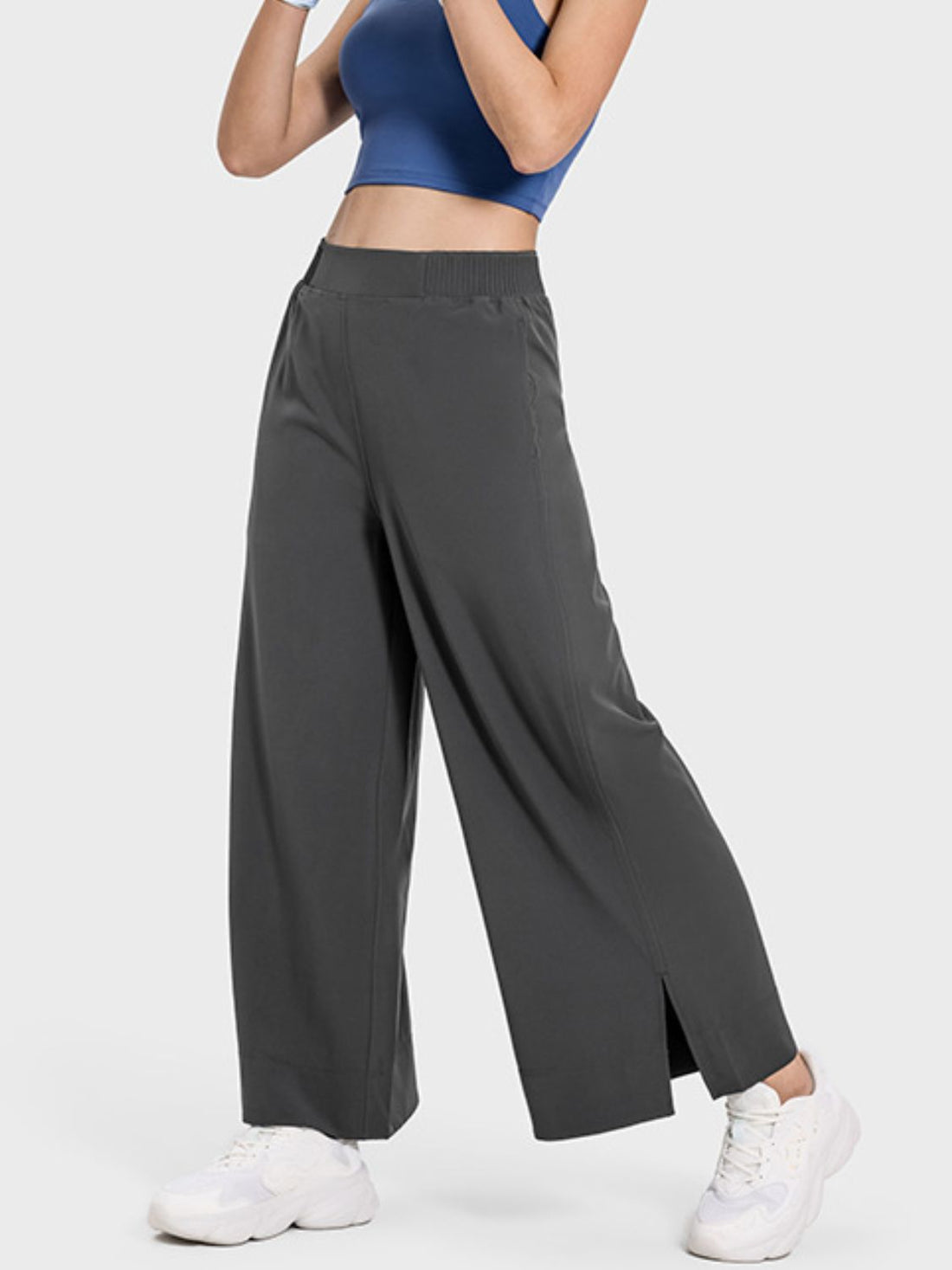 Millennia Slit Wide Leg Active Pants 