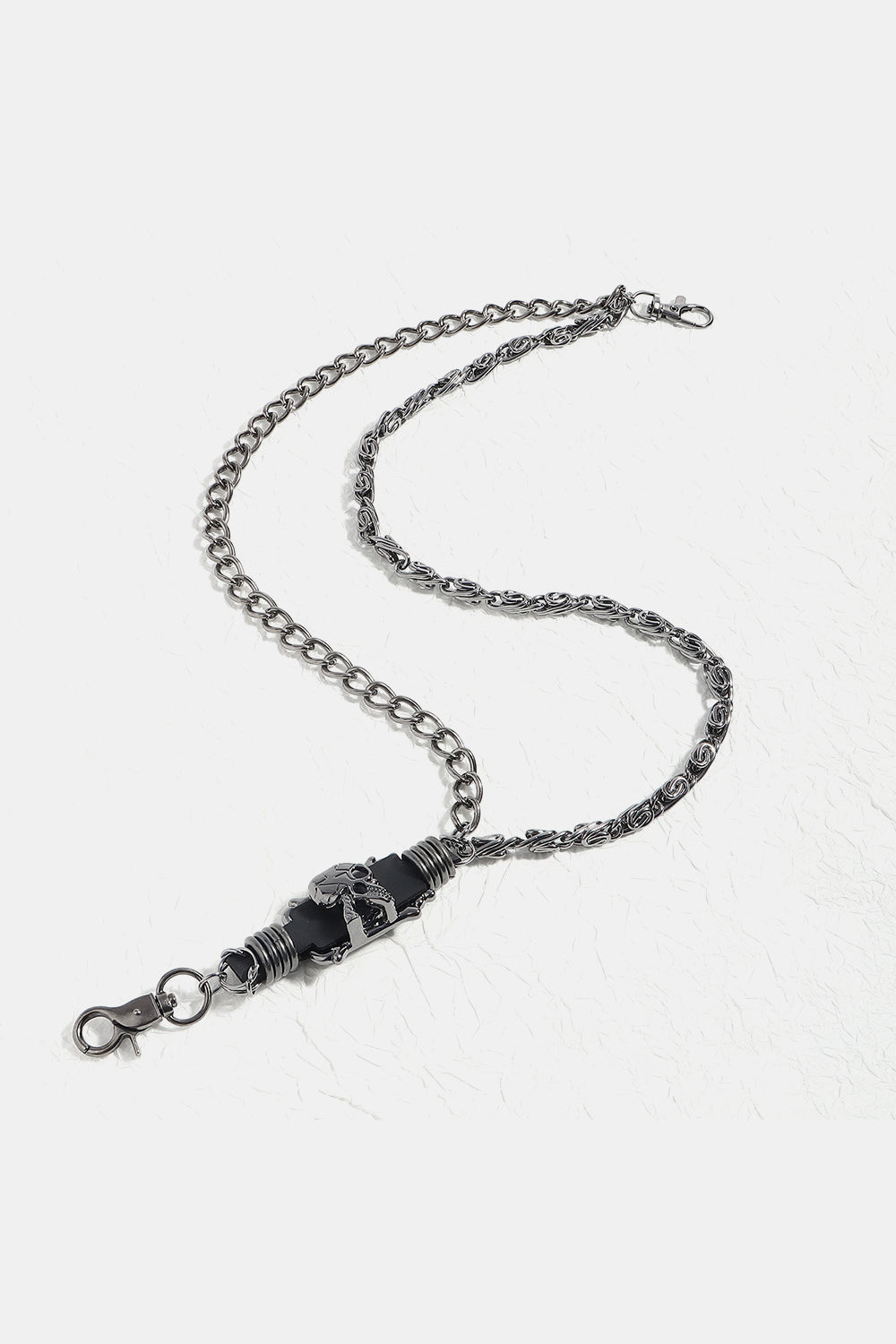 Double Layer Alloy Chain Belt 