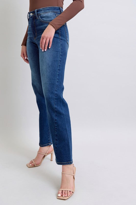 Judy Blue Full Size Side Seam Detail Straight Jeans with Pockets Jeans