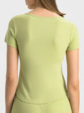 Millennia Notched Short Sleeve Active T-Shirt 
