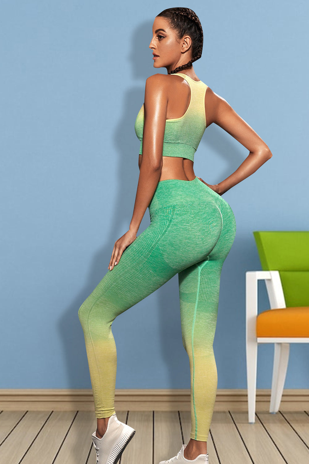 Gradient Sports Tank and Leggings Set Active wear