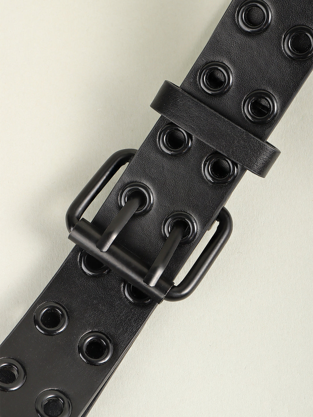 Grommet PU Leather Belt 