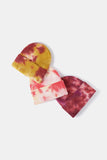Tie-Dye Cuffed Rib-Knit Beanie Hat 