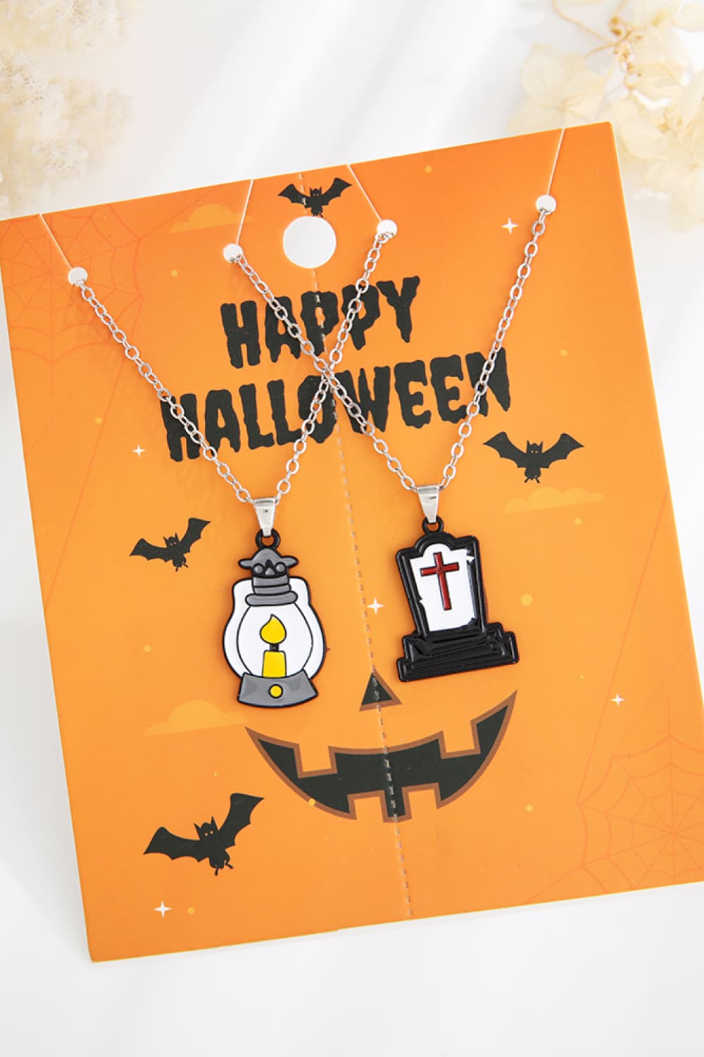 Two-Piece Halloween Theme Necklace Set 