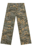 Camouflage Jeans with Pockets 
