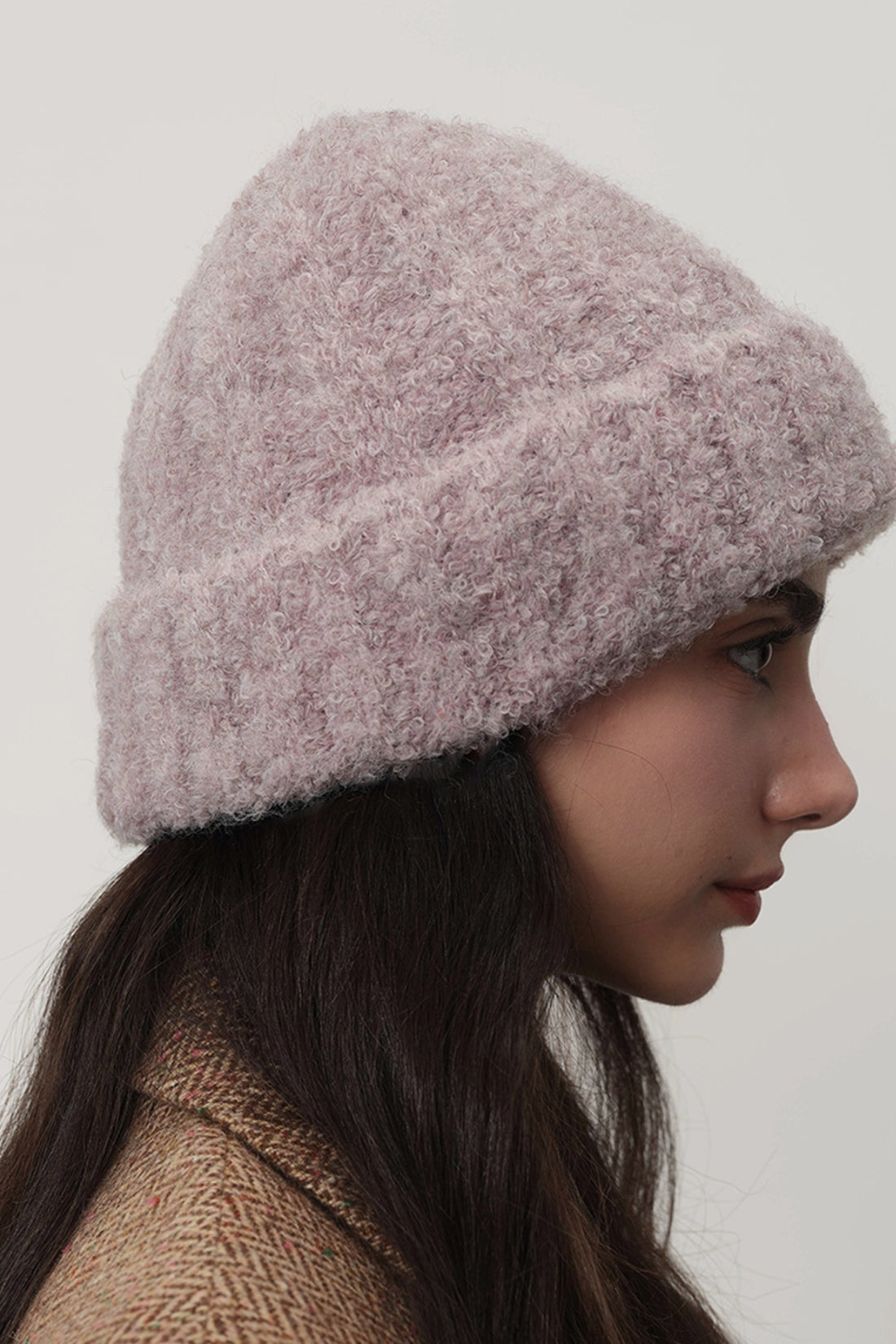 Solid Color Thermal Knit Hat 