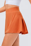 High Waist Pleated Active Skirt 