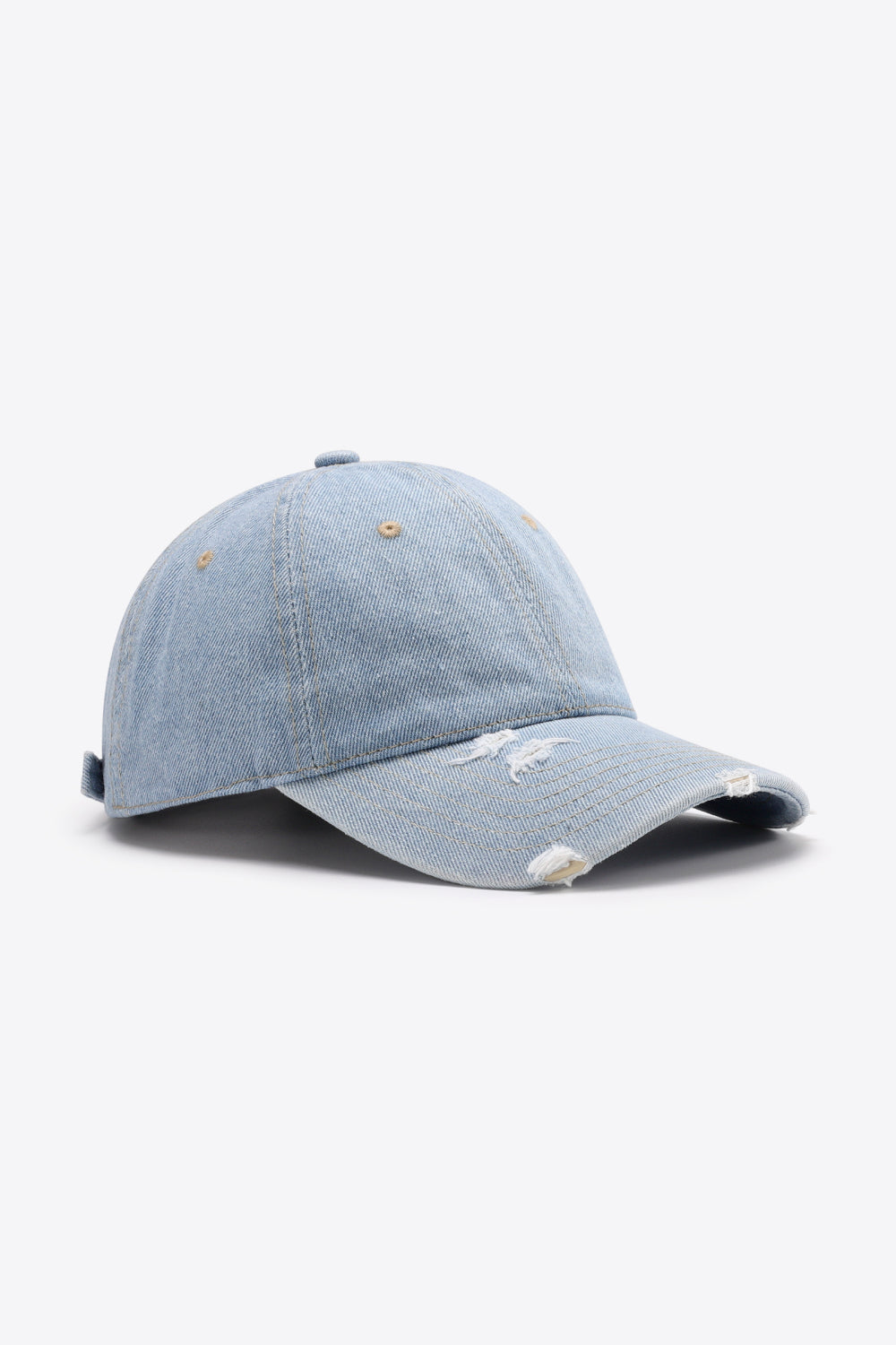 Distressed Adjustable Baseball Cap 